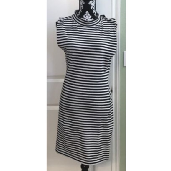 French Connection Striped Sleeveless Dress NWT - Picture 2 of 4